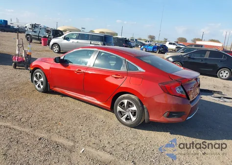 2020 Honda Civic Lx from USA, damaged, VIN 19XFC2F6XLE004884